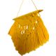 Handcrafted Yellow Cotton Wall Decor